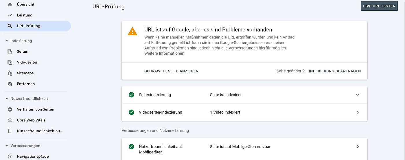 GSC URL-Prüfung | digit.ly gmbh