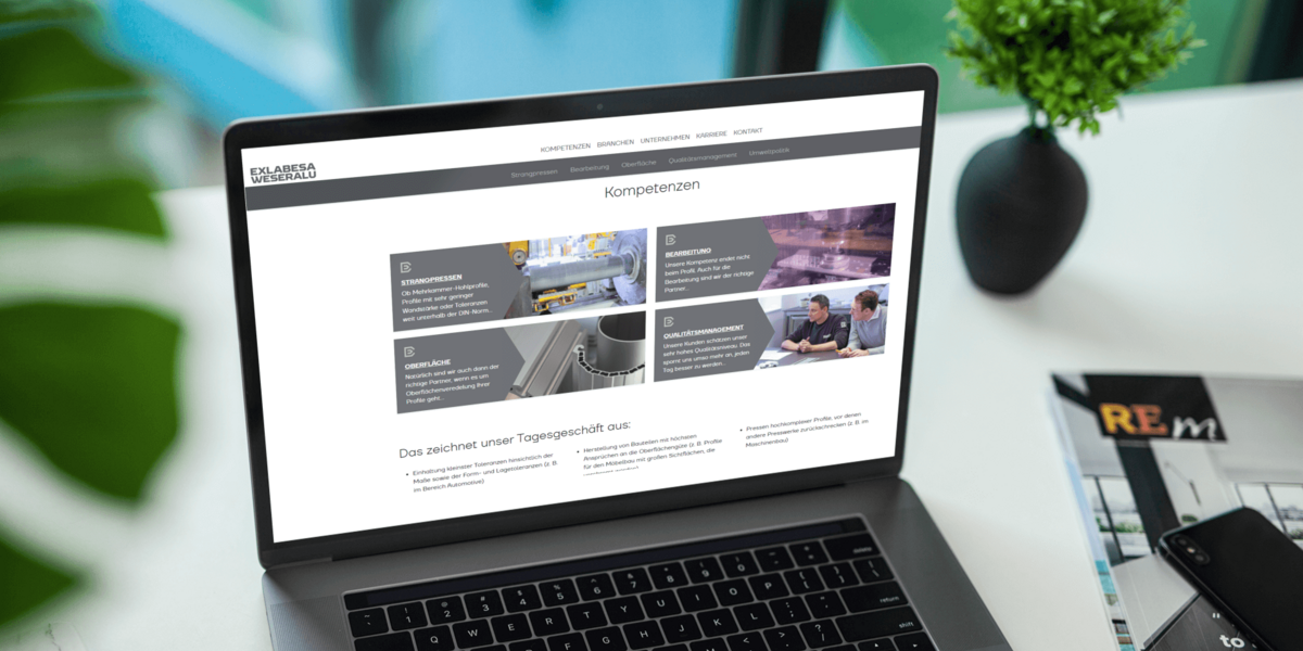 Mockup weseralu | digit.ly gmbh