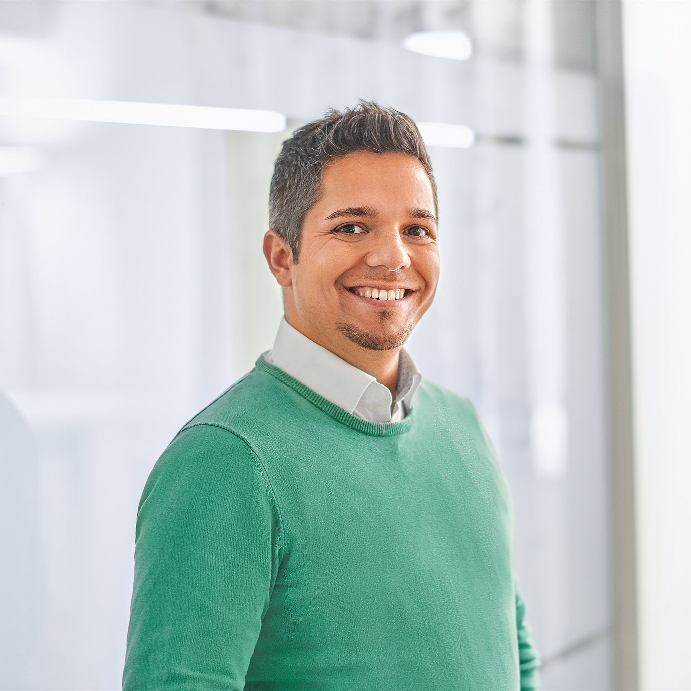 TYPO3-Entwickler Markus im Büro von digit.ly, einer Agentur für digitales Marketing in Hannover.