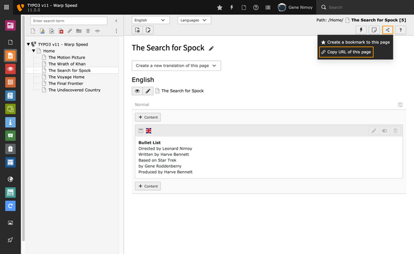 Verlinkungen TYPO3 Backend | digit.ly gmbh